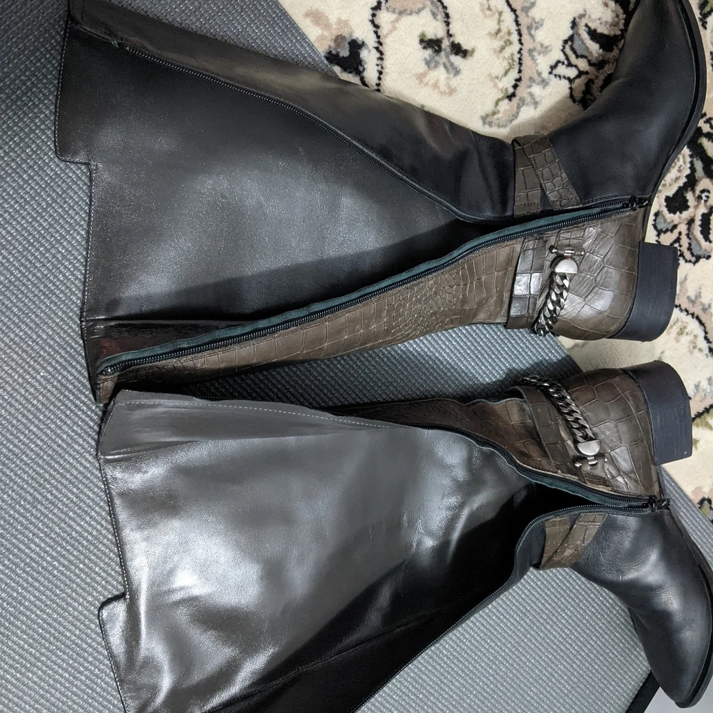NAPOLEONI Knee High Leather 🥾 Boots🥾 - Picture 6 of 16